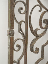 Graceful Louis XVI artisan iron gate