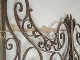 Charming antique hand-forged garden gate