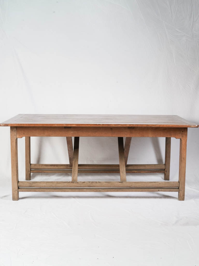 Vintage patina walnut writing desk  