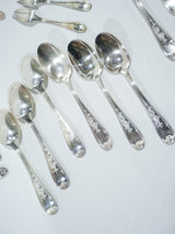 Silver-plated 12-person dessert spoons