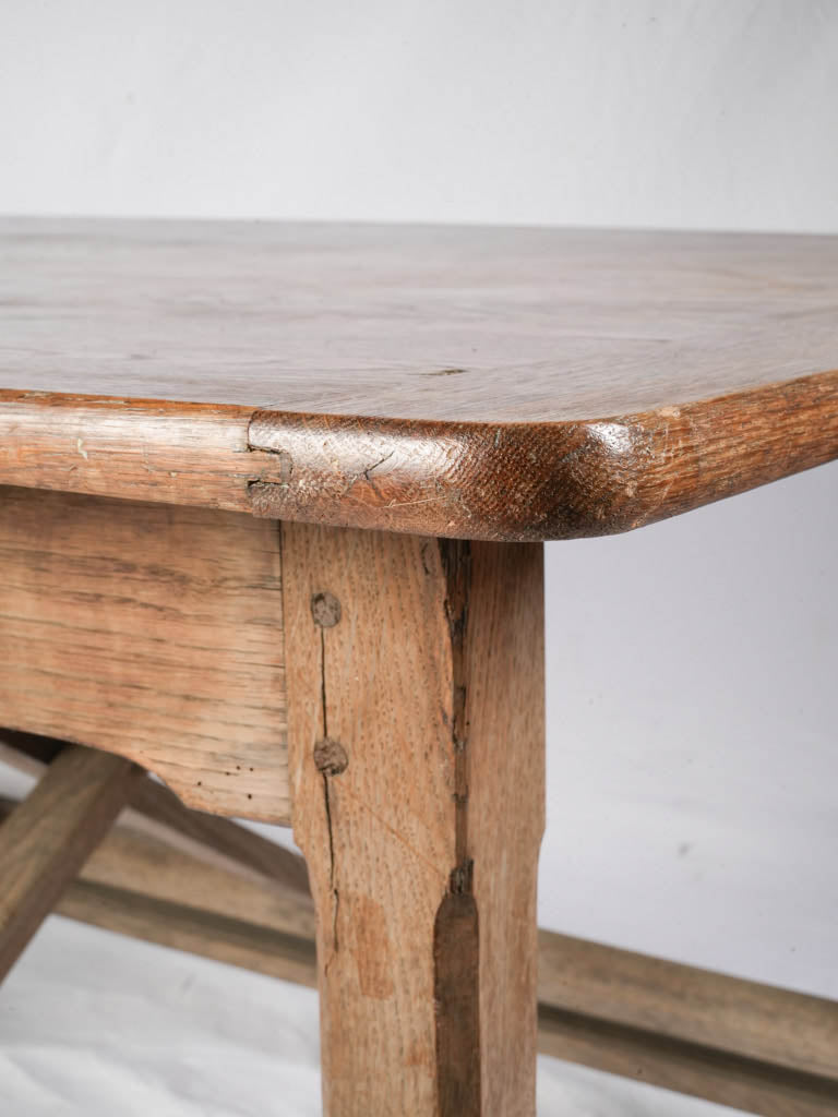 Simple square-legged winemaker's table  