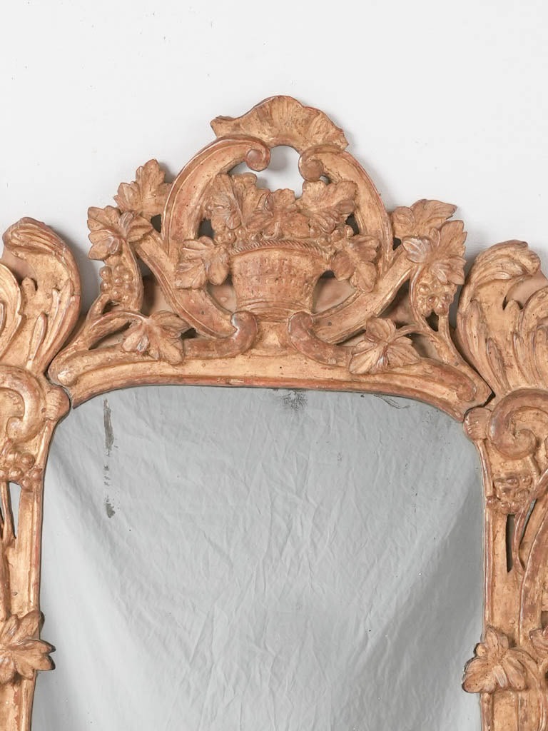 Louis XV gilded mirror 39½" x 27½"