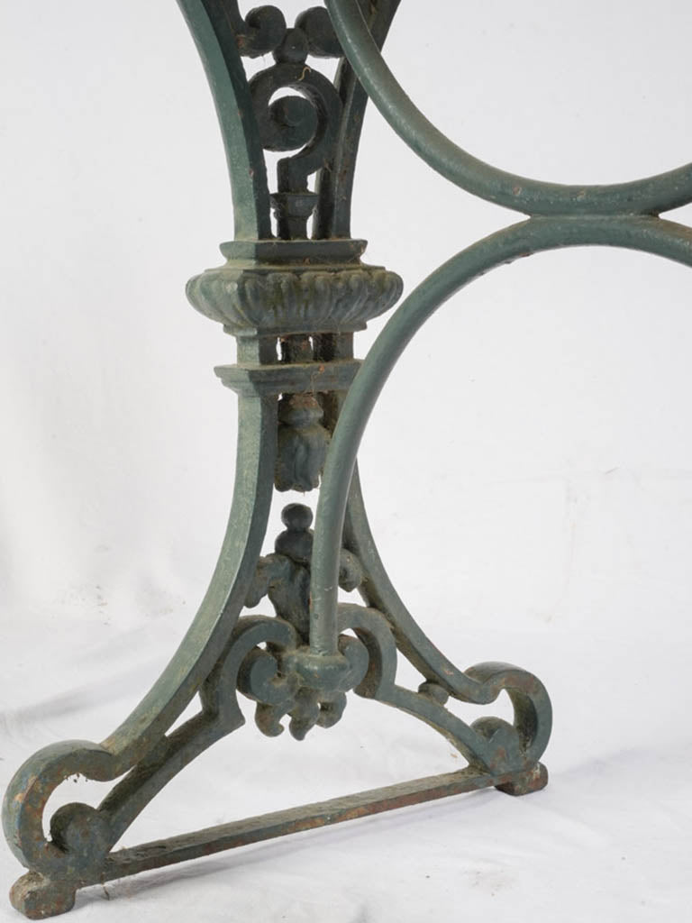 Timeless patinated marble console  