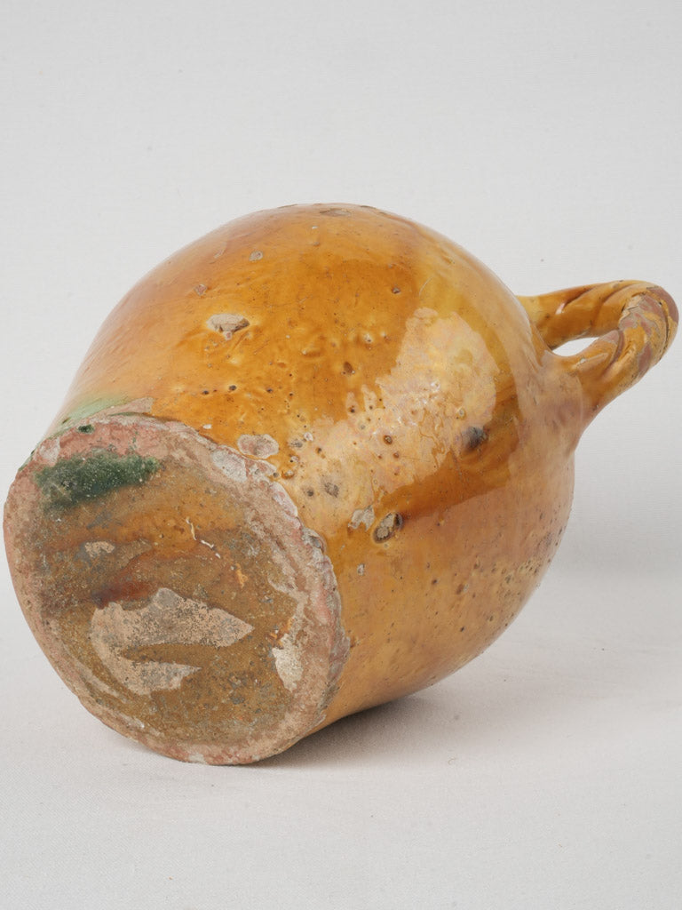 Rustic French Orjol in Ochre Glaze