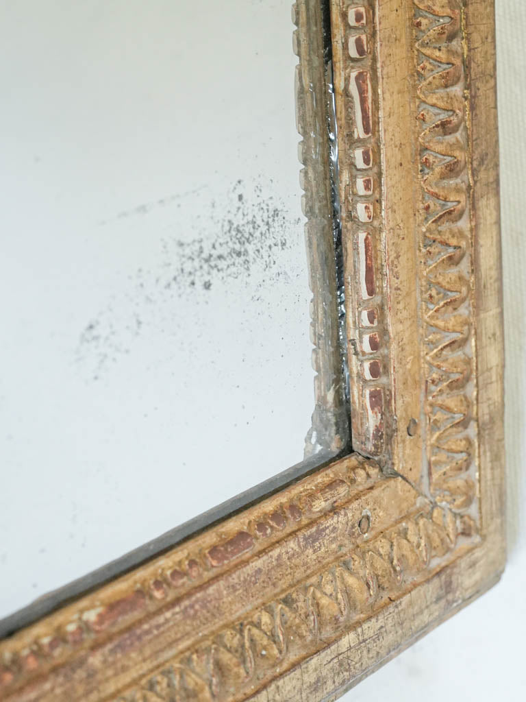 Beautifully carved antique mirror