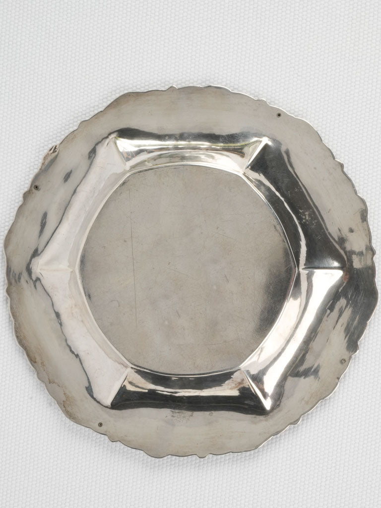 Artistic nineteenth-century bottle coaster