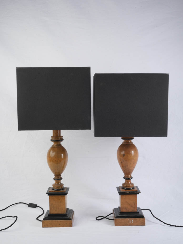 Sophisticated sculptural lamps 1940s  