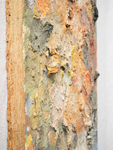 Rustic artist's palette made of wood