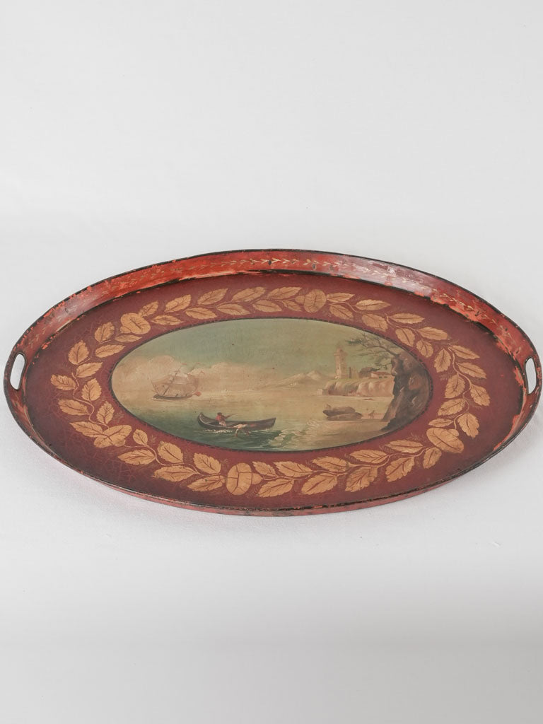 Old-world charm late-eighteenth-century tray