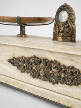 Napoleon III marble pharmacy scales