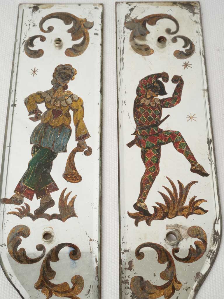 Decorative rocaille motifs finger plates  