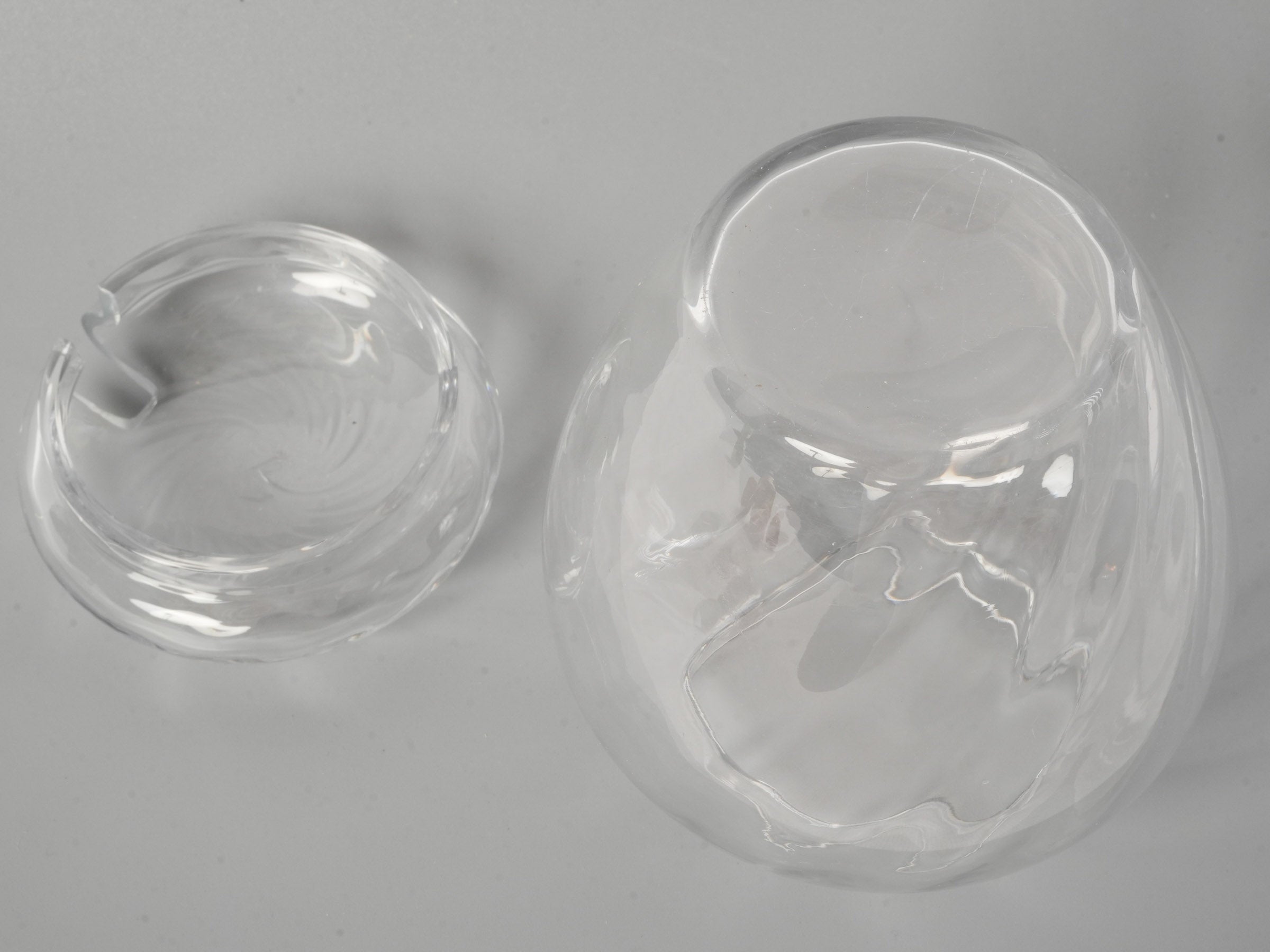 Vintage French Lidded Glass Mustard Jar