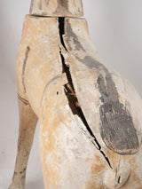 Pair of wooden antelopes - 19th century 59"