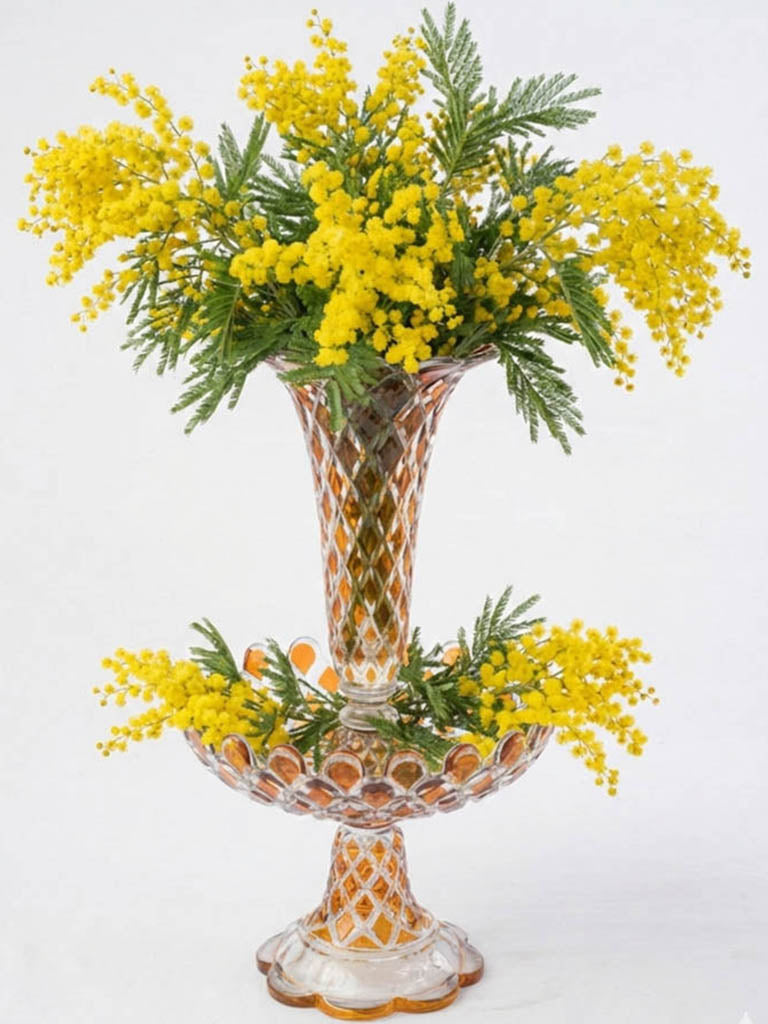 Early 20th-century crystal epergne centerpiece  