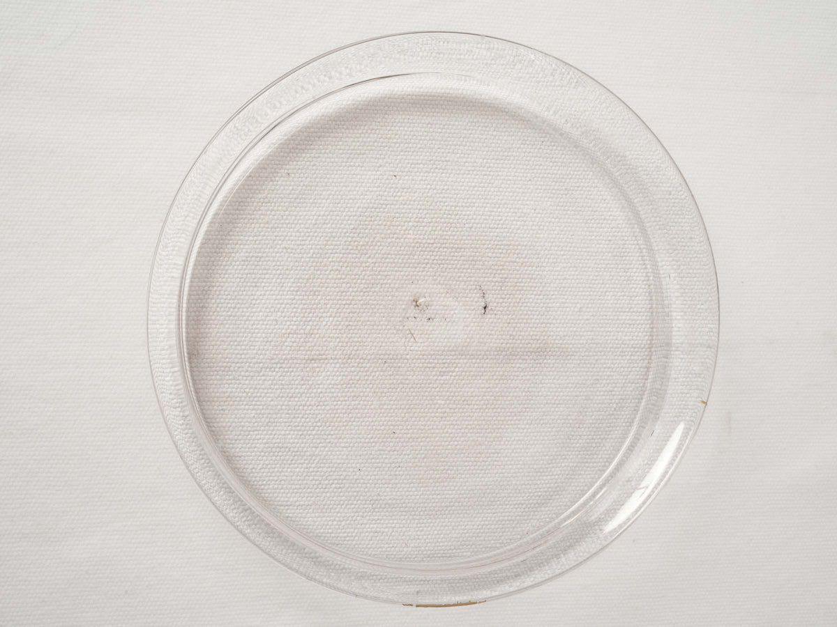 Vintage French Blown Glass Plate / Coupelle 8"