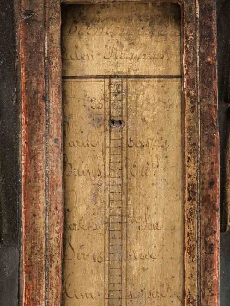 Detailed rustic Provence barometer