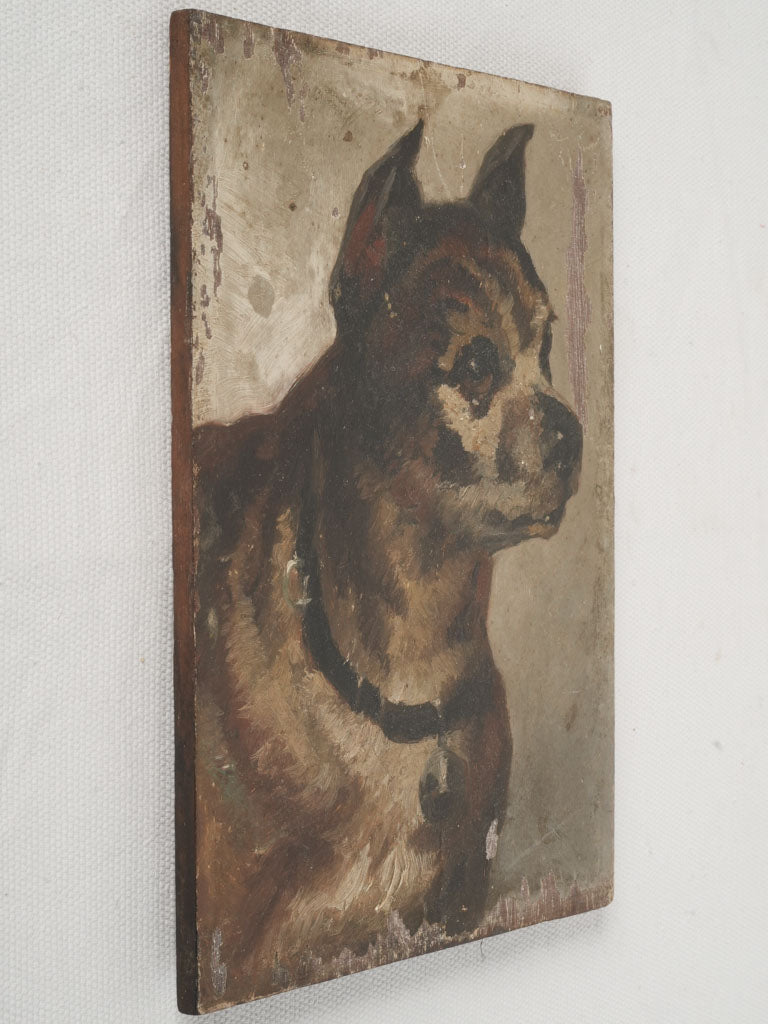 Petite muted Chihuahua art piece.