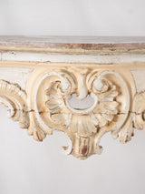 Pair Louis XV marble consoles 41¾" x  51¼" x 17¾"