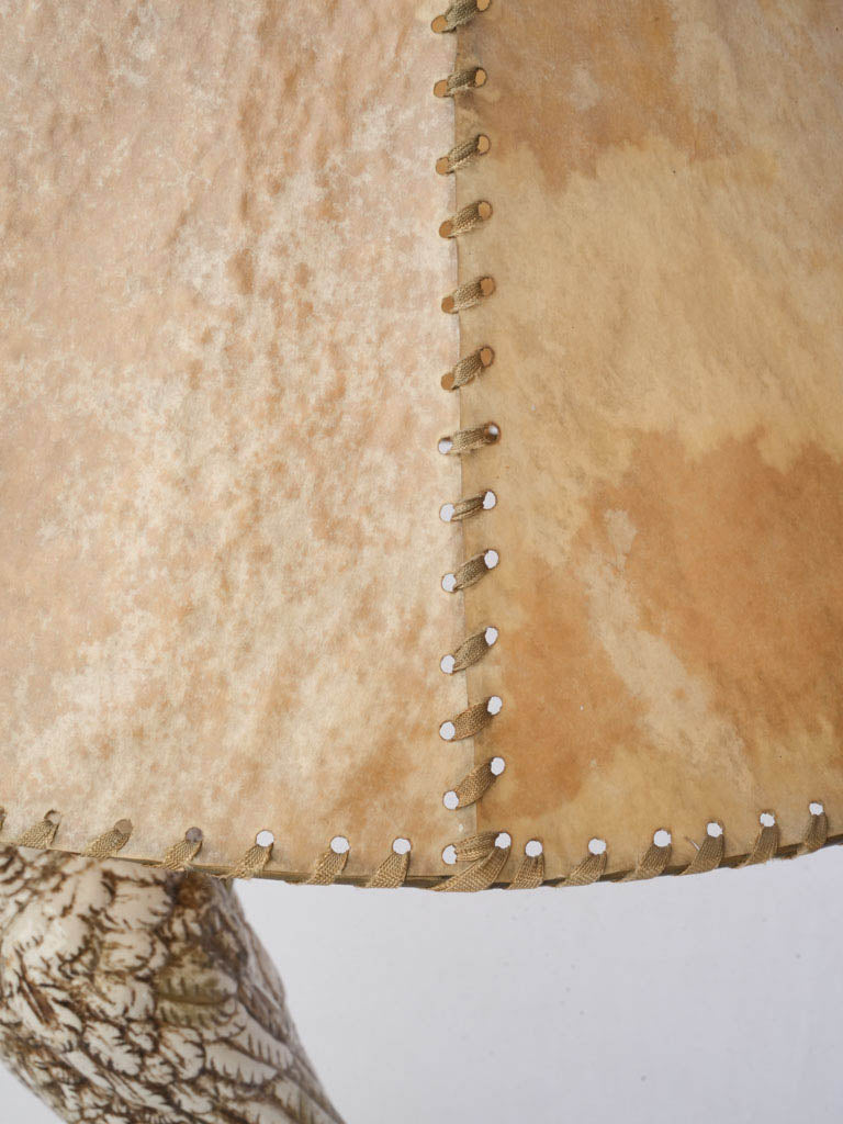 Unique patina brass uplight lamp