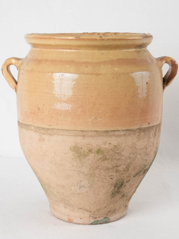Very large antique French confit pot 14½"