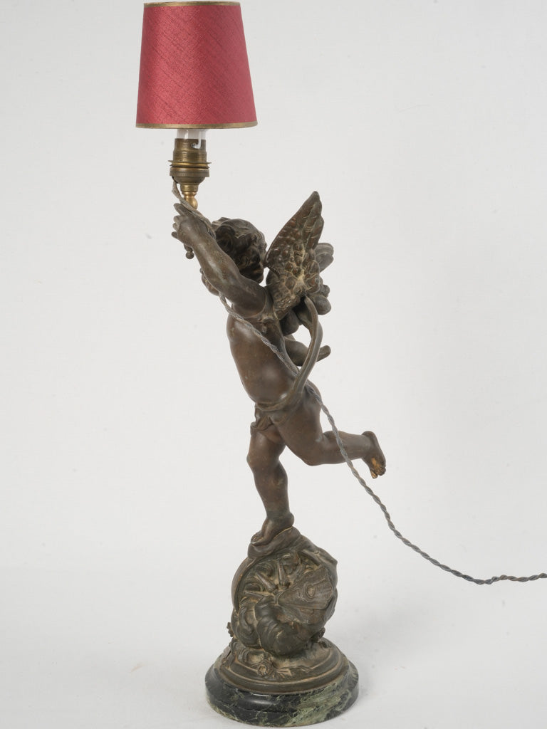 Romantic vintage regule angel lamp  