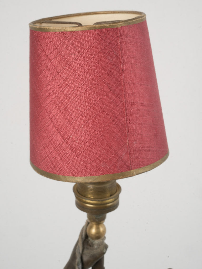 Romantic green marble base lamp  
