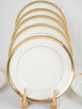 Vintage French dessert plate collection
