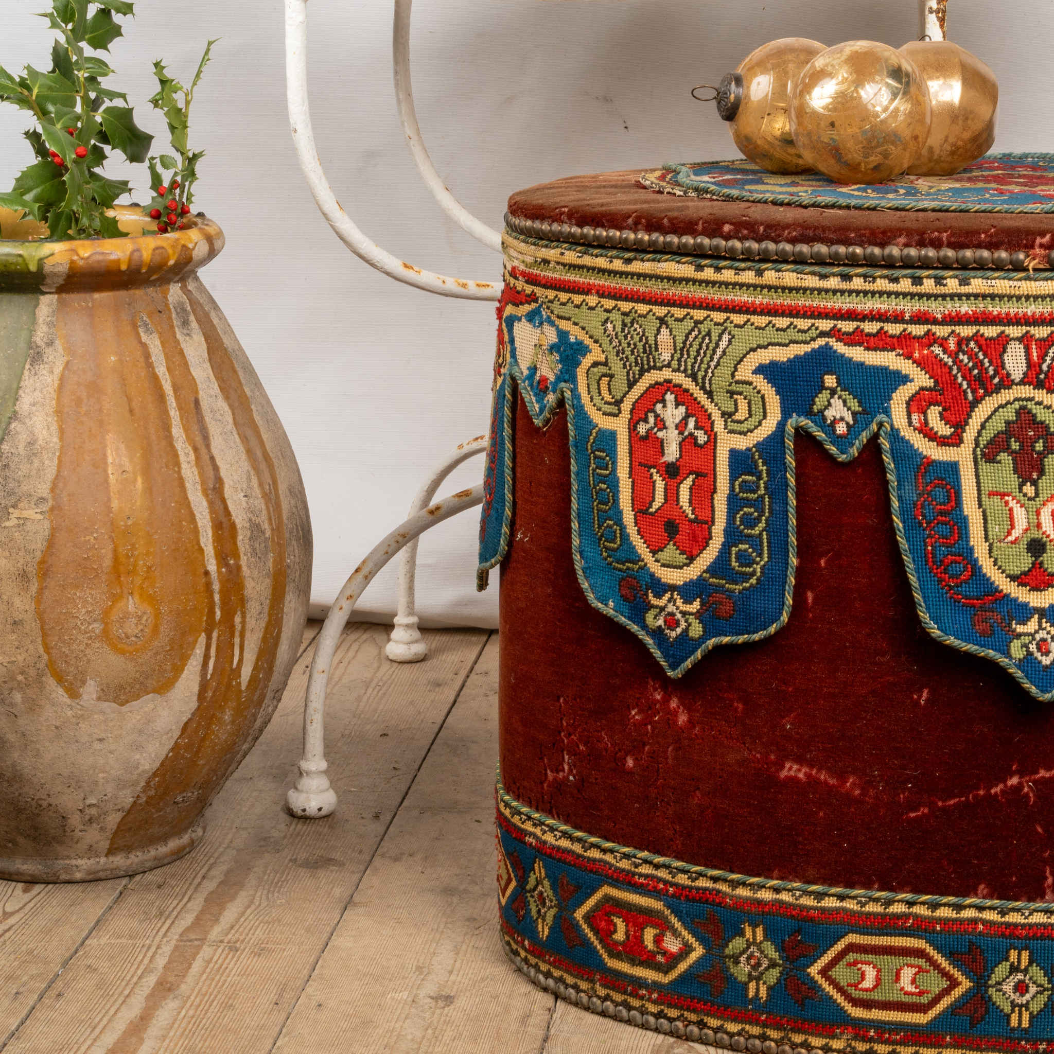 Classic timber, colorful clothes box