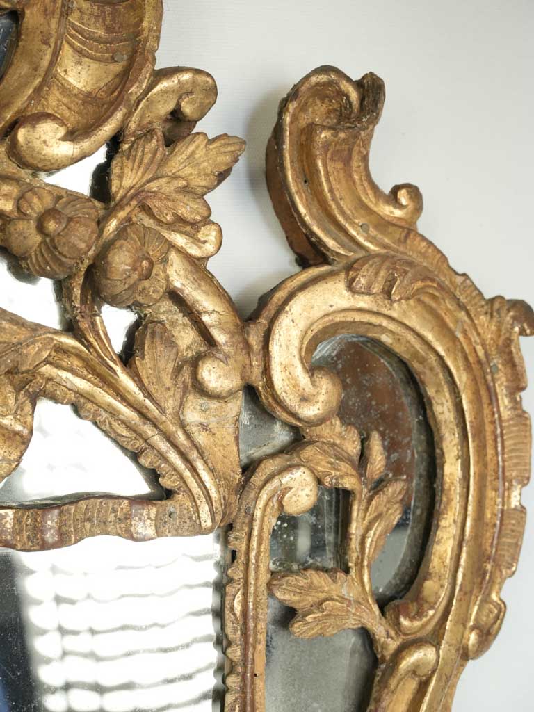 Fluid grace Rococo mirror  