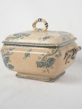 Ornate vintage French earthenware tureen