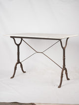 Antique French marble bistro table 39½"