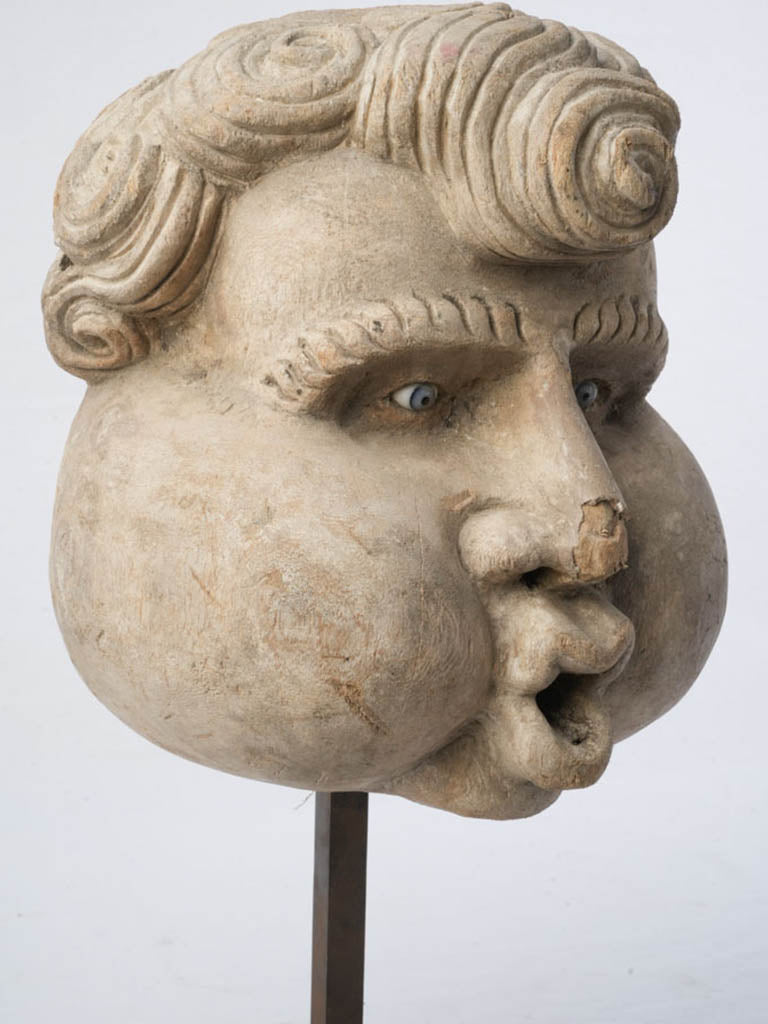 Playful aged cork decoration