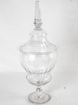 Late 19th-century glass épicerie drageoir