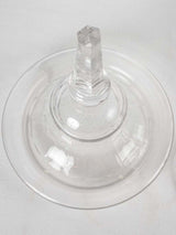 Provenance crystal drageoir with pointed handle