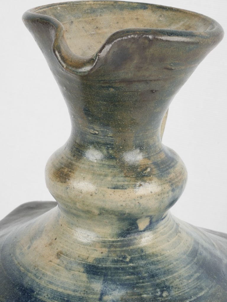 Nostalgic 1950s initialled artisan vase