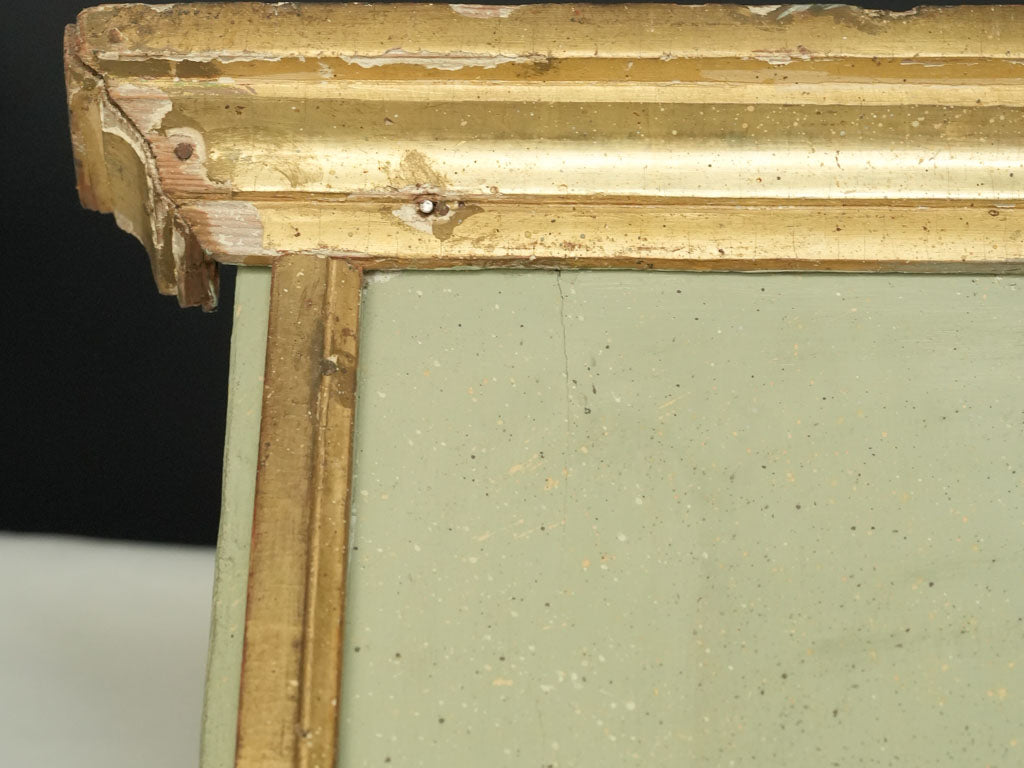 Vintage French gray mirror