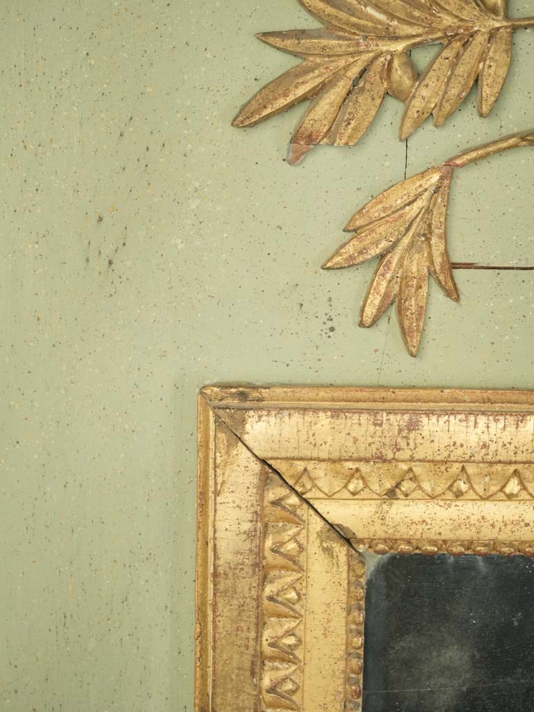 Original mercury glass trumeau