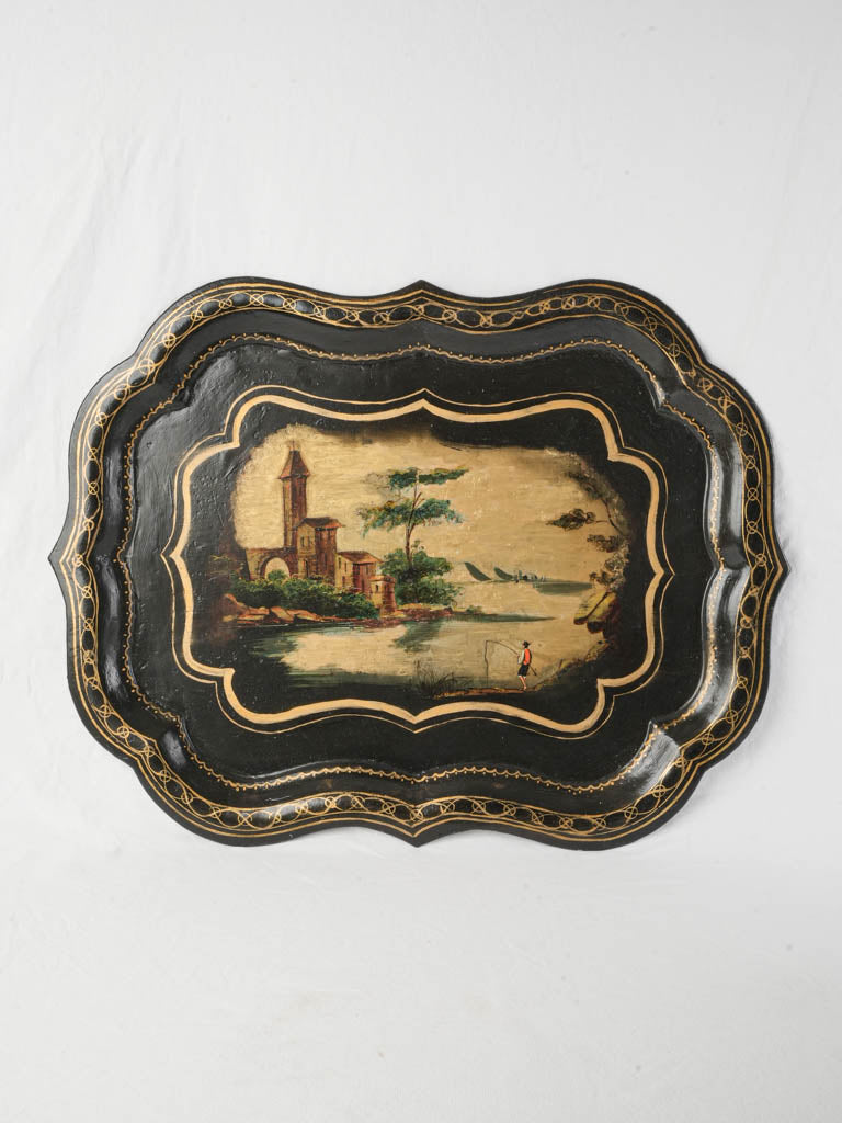Antique Napoléon III decorative tray  
