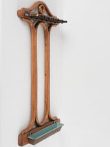 Vintage Pool cue stand with tray