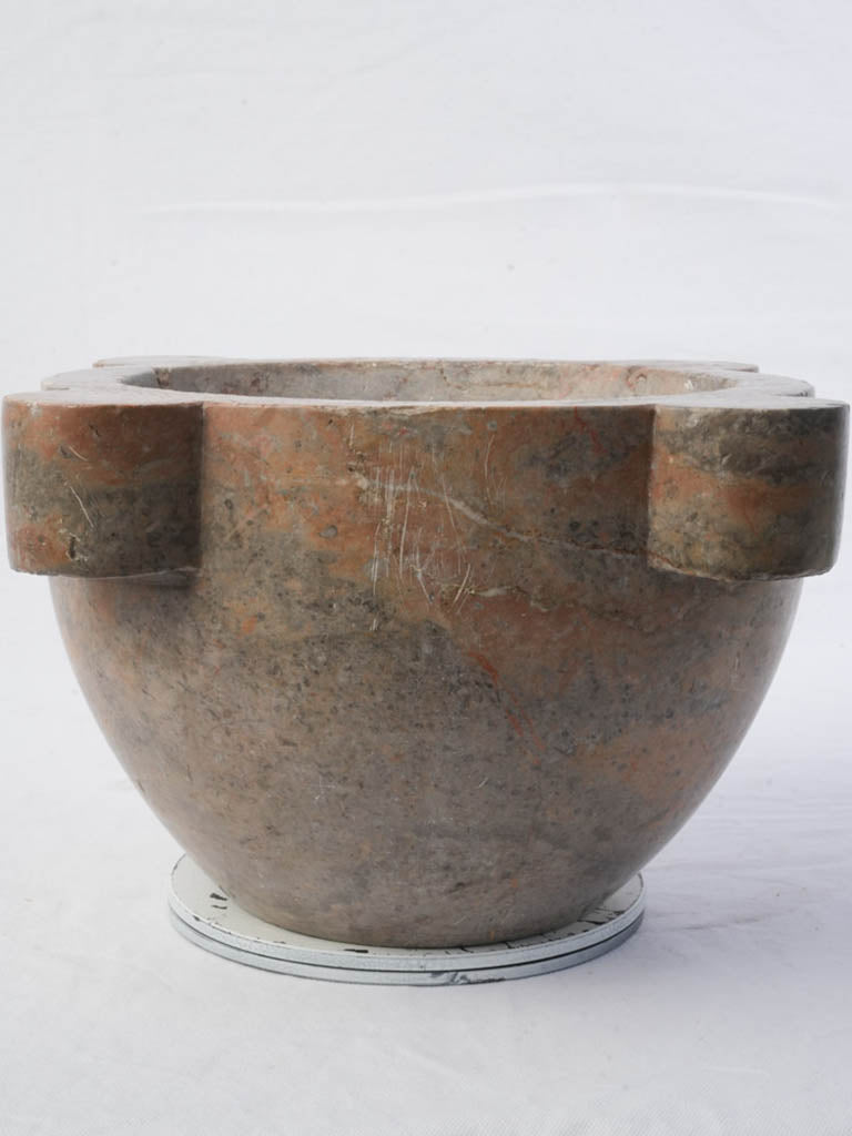 Artistic historic apothecary mortar  