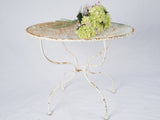 Vintage rustic French garden dining table