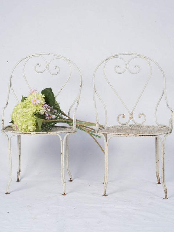 Vintage Small-Sized French Garden Chairs