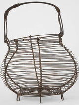 French country style wire bread basket