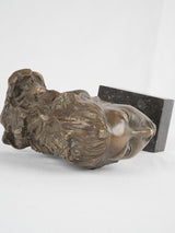 Heirloom-quality serpent bronze sculpture