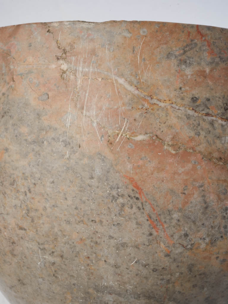 Authentic rustic stone mortar  