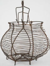 Versatile antique wire storage basket