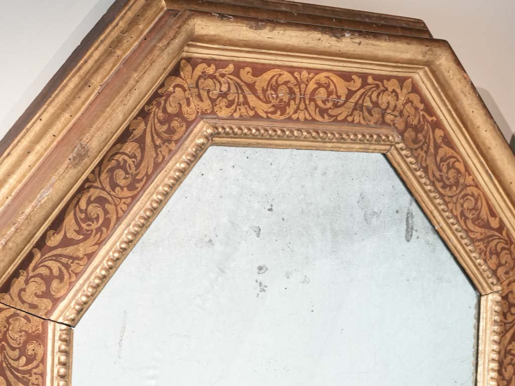 Characterful handcrafted 17th-century mirror  