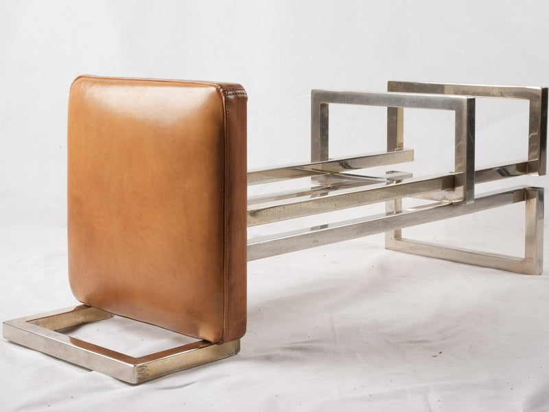 3 Maison Jansen barstools - 1970s - 37½"
