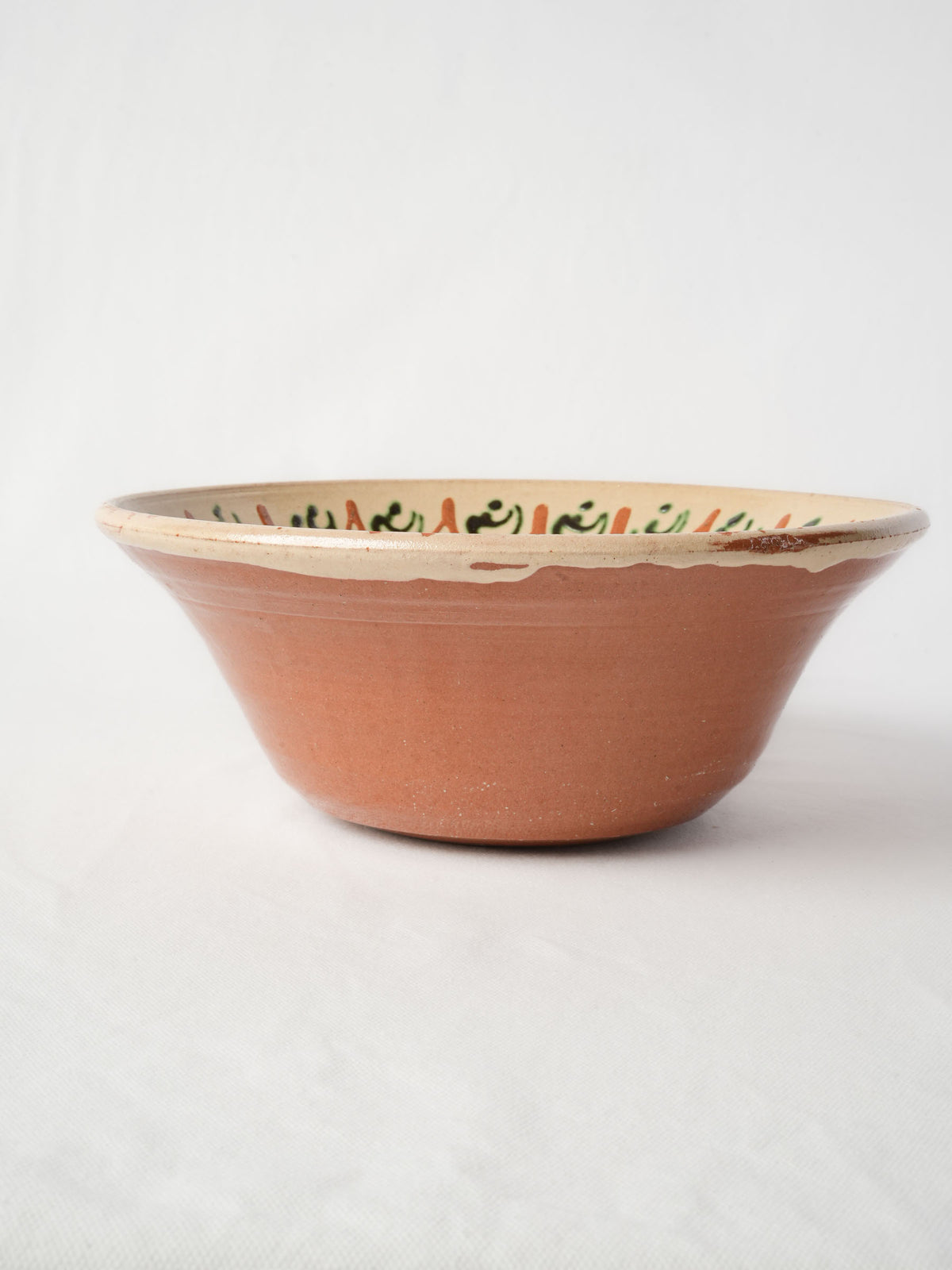 Mid-20th-Century Savoie Pottery Salad Bowl - 11¾"
