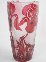Early 20th-century cut glass vase